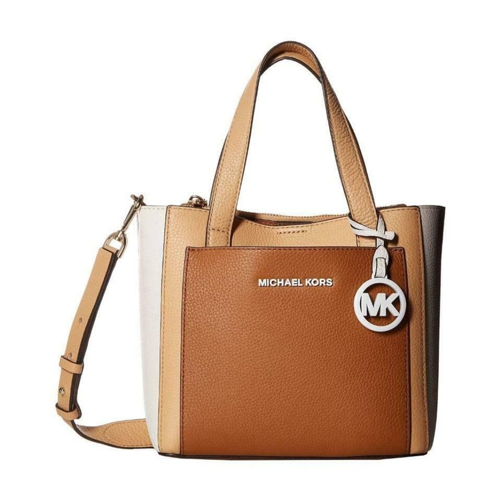 MICHAEL KORS GEMMA SMALL POCKET MESSENGER ACORN/BU